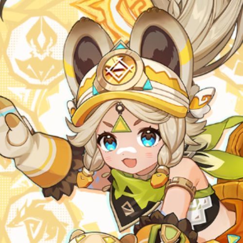 Genshin Impact Kachina closeup.