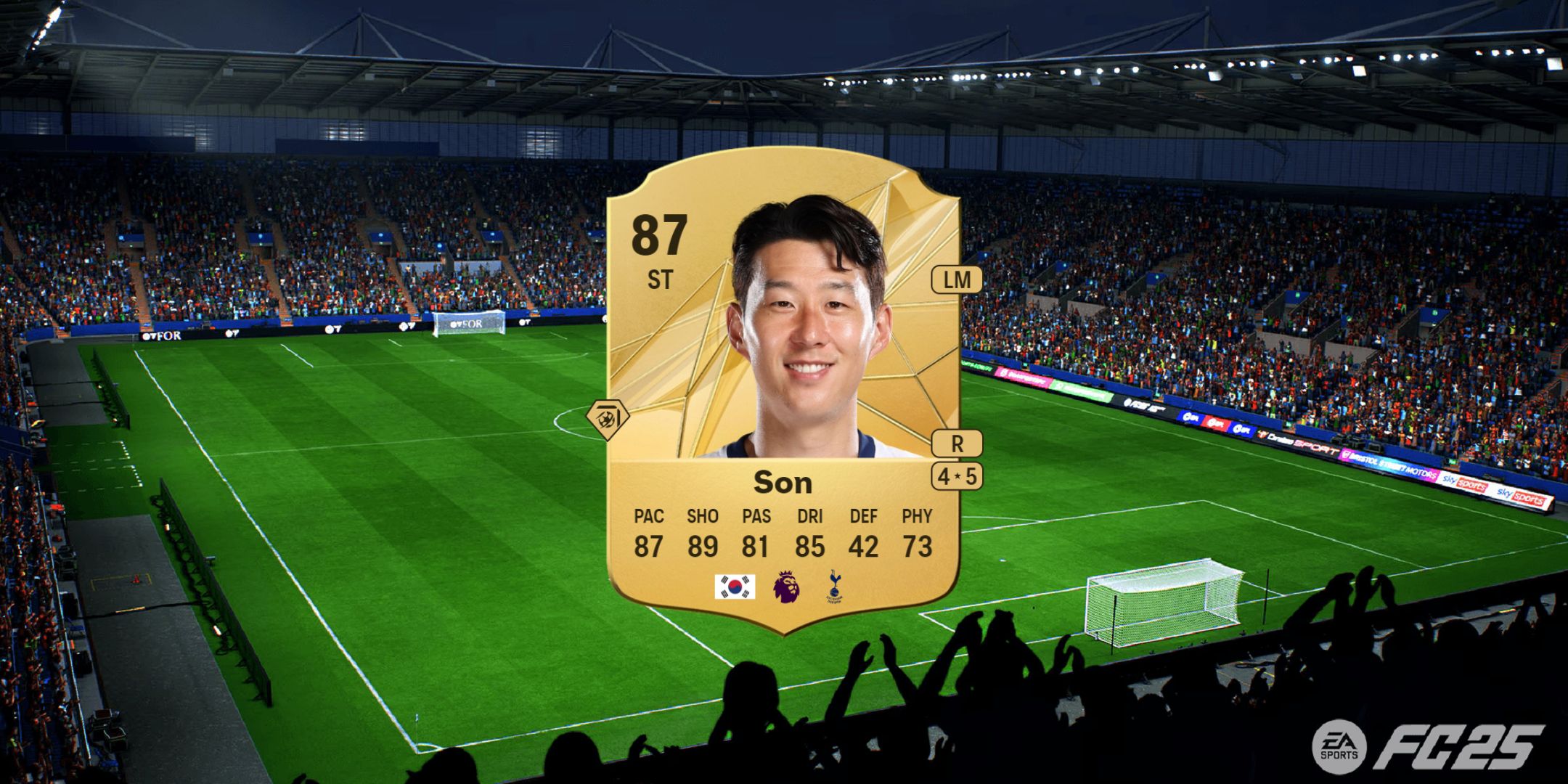 Heung-min Son's card in EA Sports FC 25.