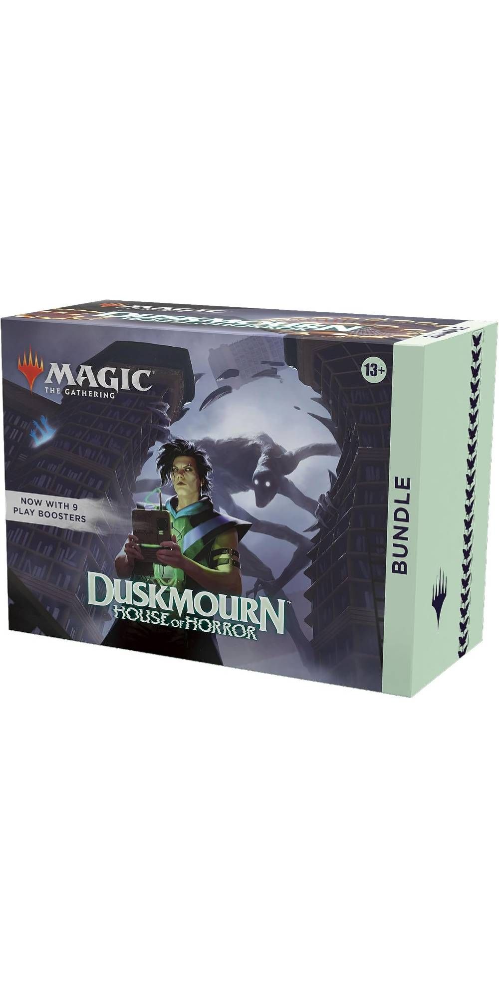 Image of the Magic The Gathering Duskmourn House of Horror Bundle on a white background.-1