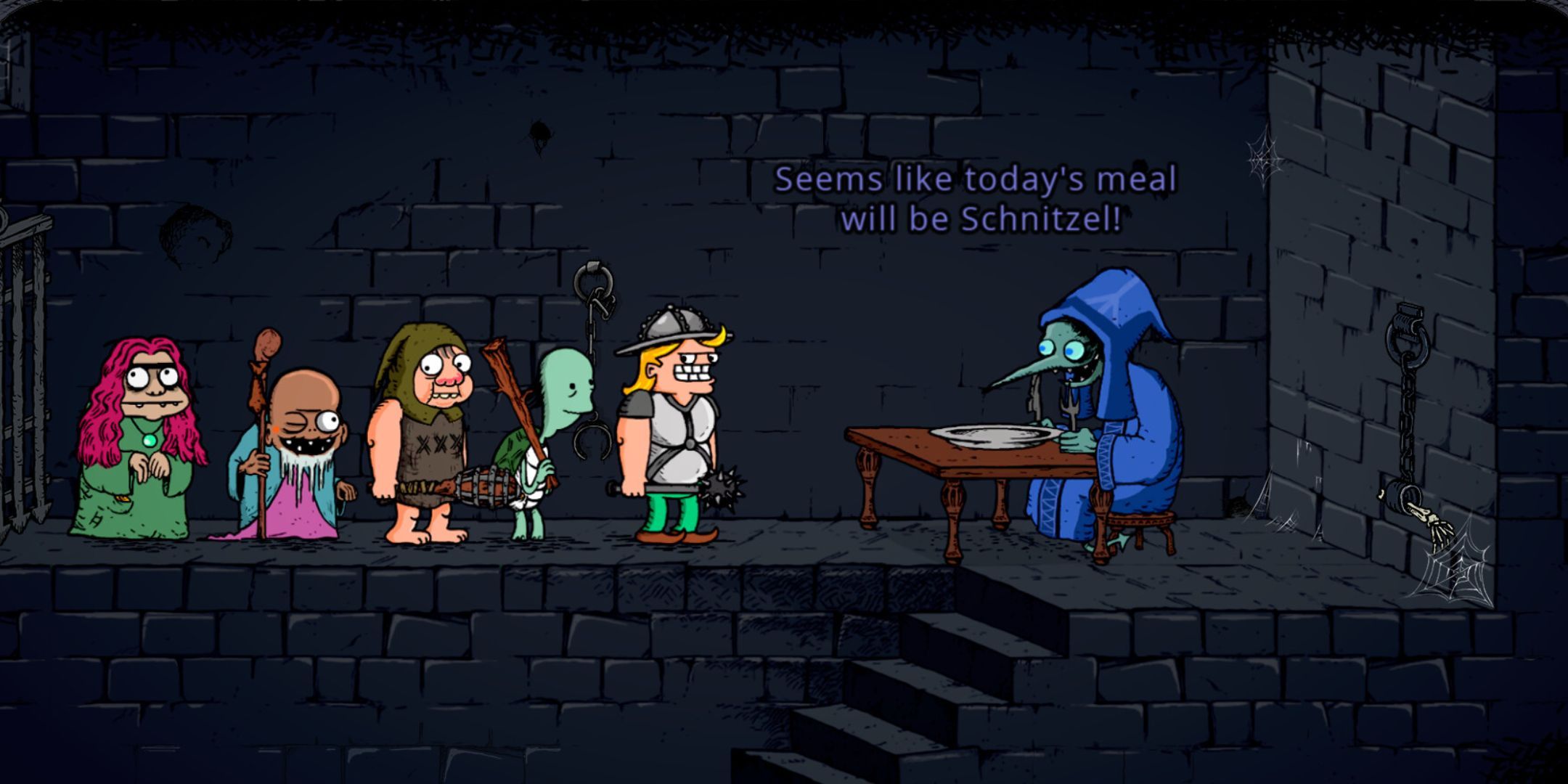 The party in Lucky Tower Ultimate.
