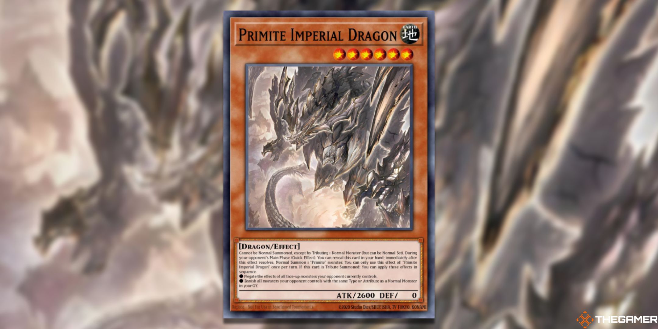 Primite Imperial Dragon Yu-Gi-Oh! TCG Card Art.