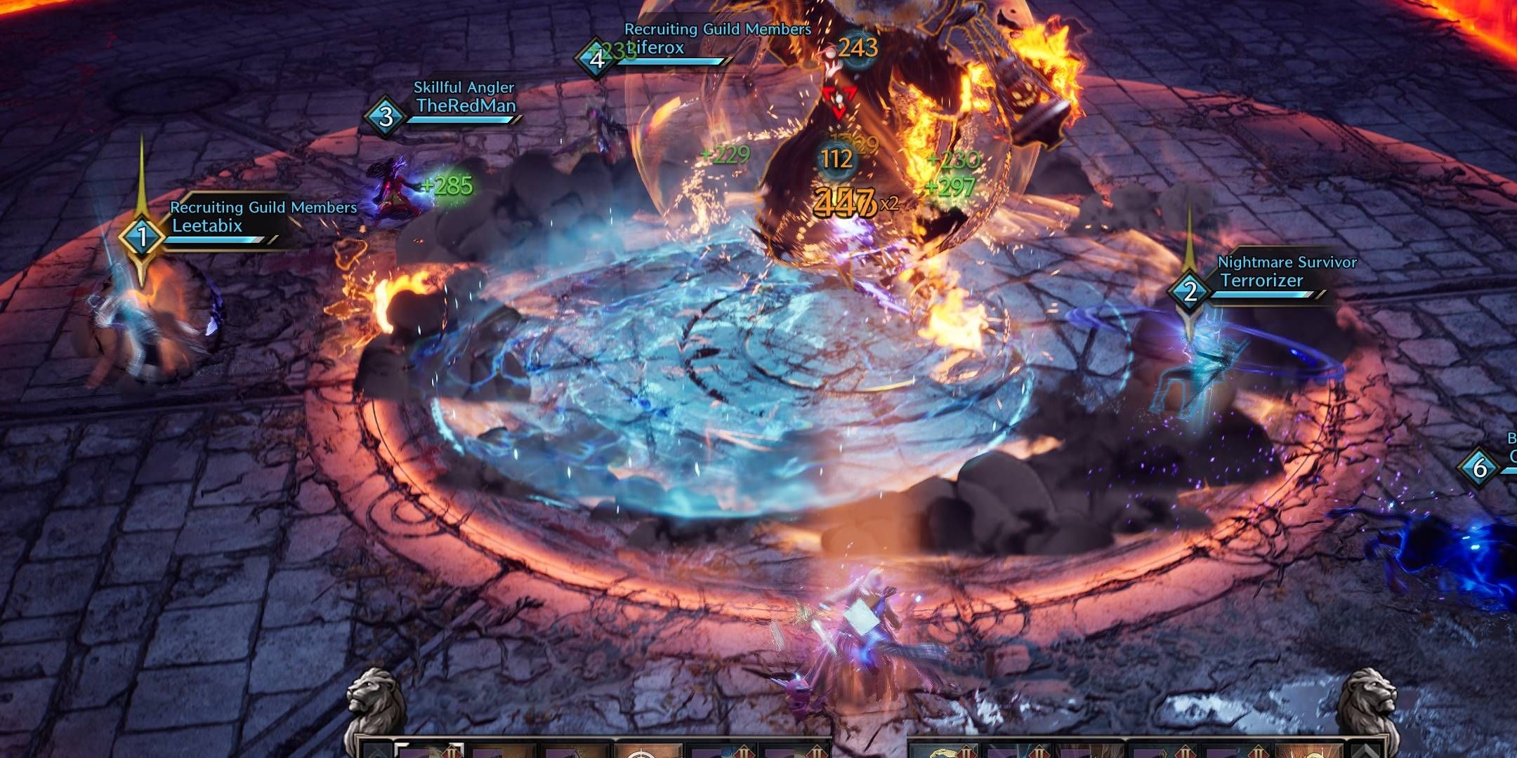 Throne And Liberty Haunted AoE Attack.