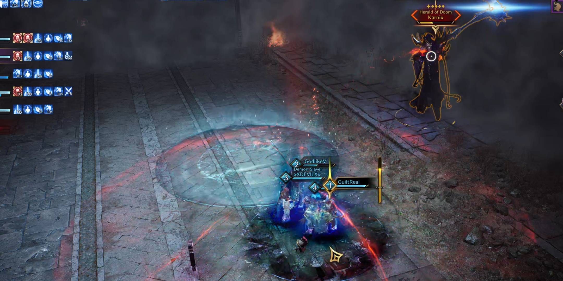 Throne And Liberty Karnix Herald Of Doom Mark Mechanic Death's Abyss