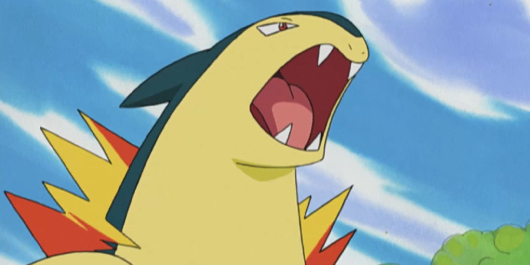 Typhlosion roaring
