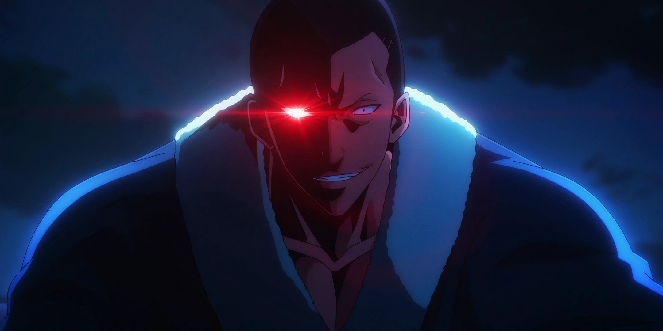 An image of Hwang Dongsoo with a menacing look on his face from Solo Leveling..