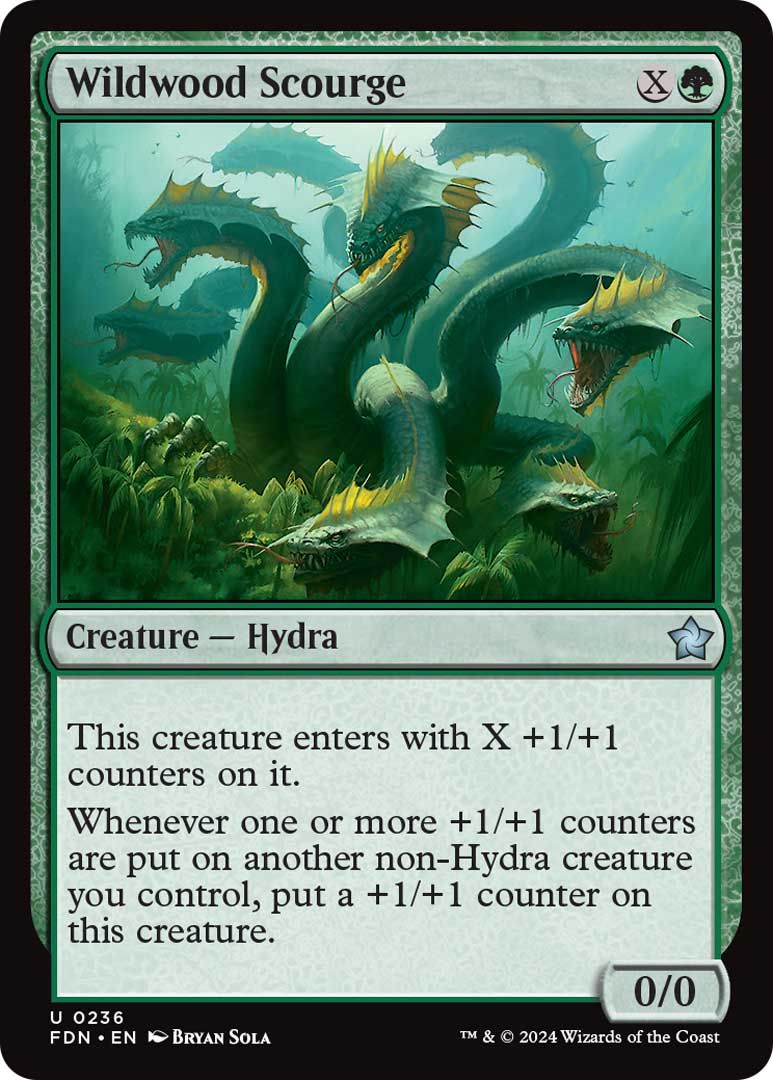 Wildwood Scourge from Magic: The Gathering Foundations