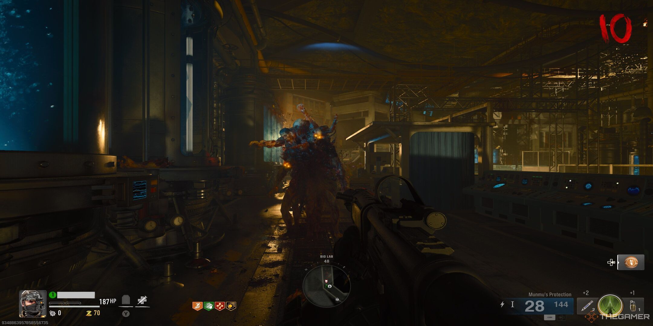 Nathan running towards the player in Call of Duty: Black Ops 6 Zombies.