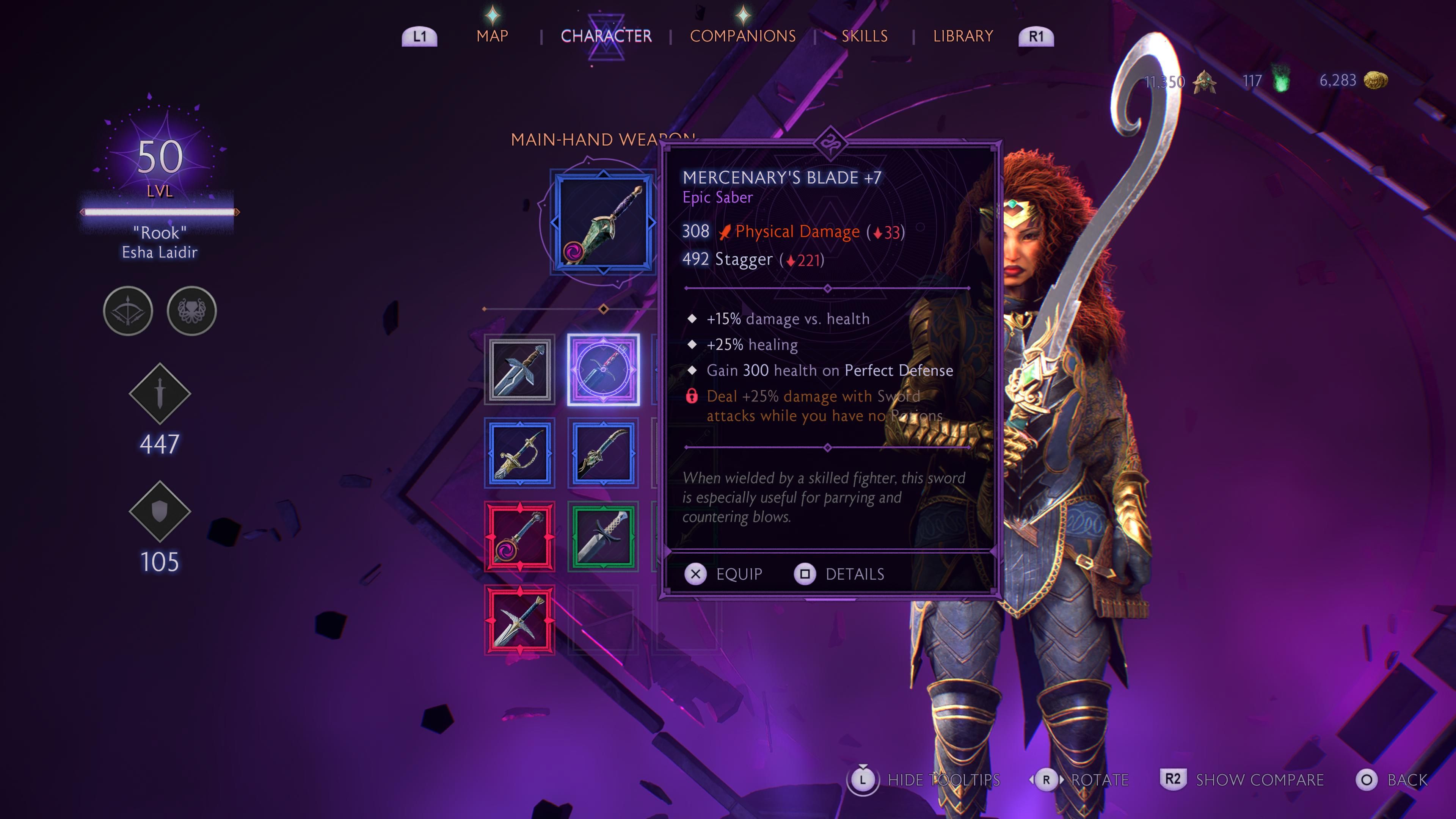 Mercenary Blade in Dragon Age The Veilguard