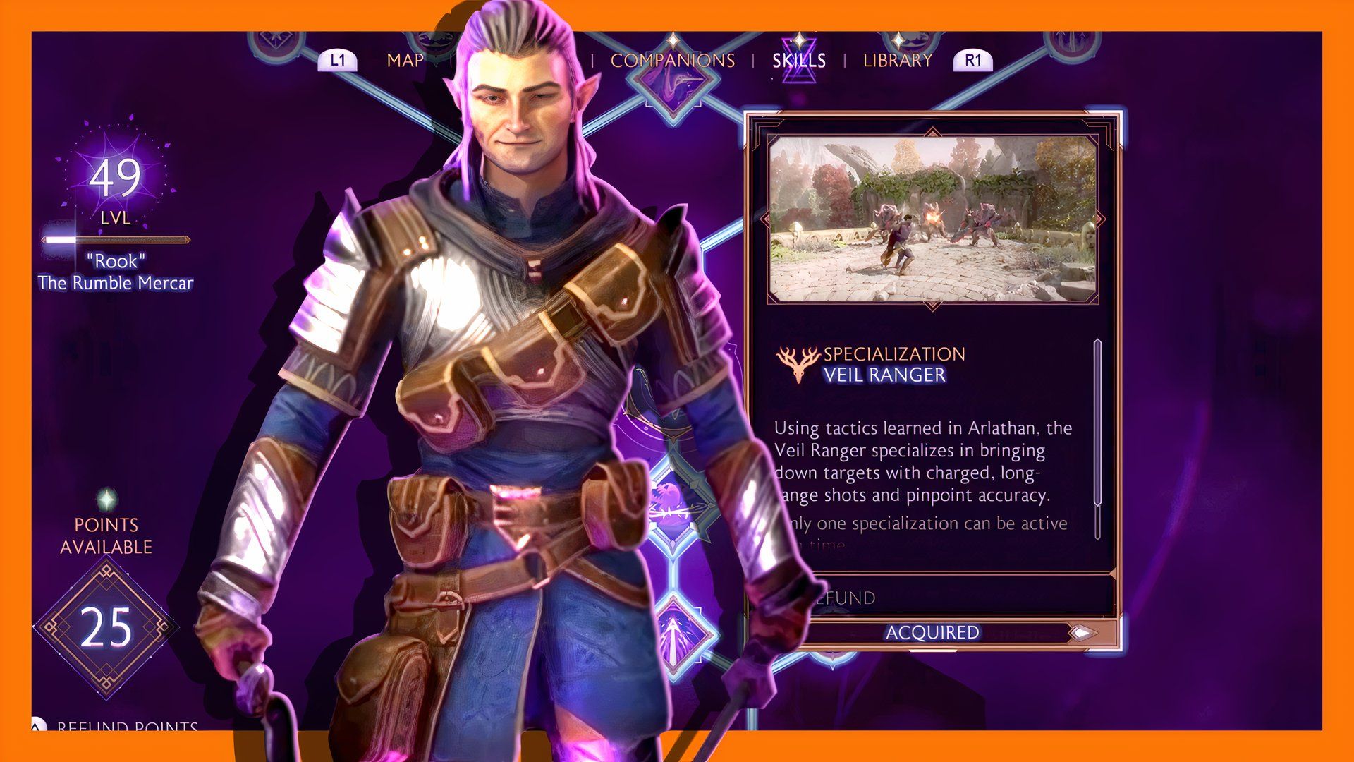 12-Dragon Age The Veilguard Best Skills for a Veil Ranger Rogue