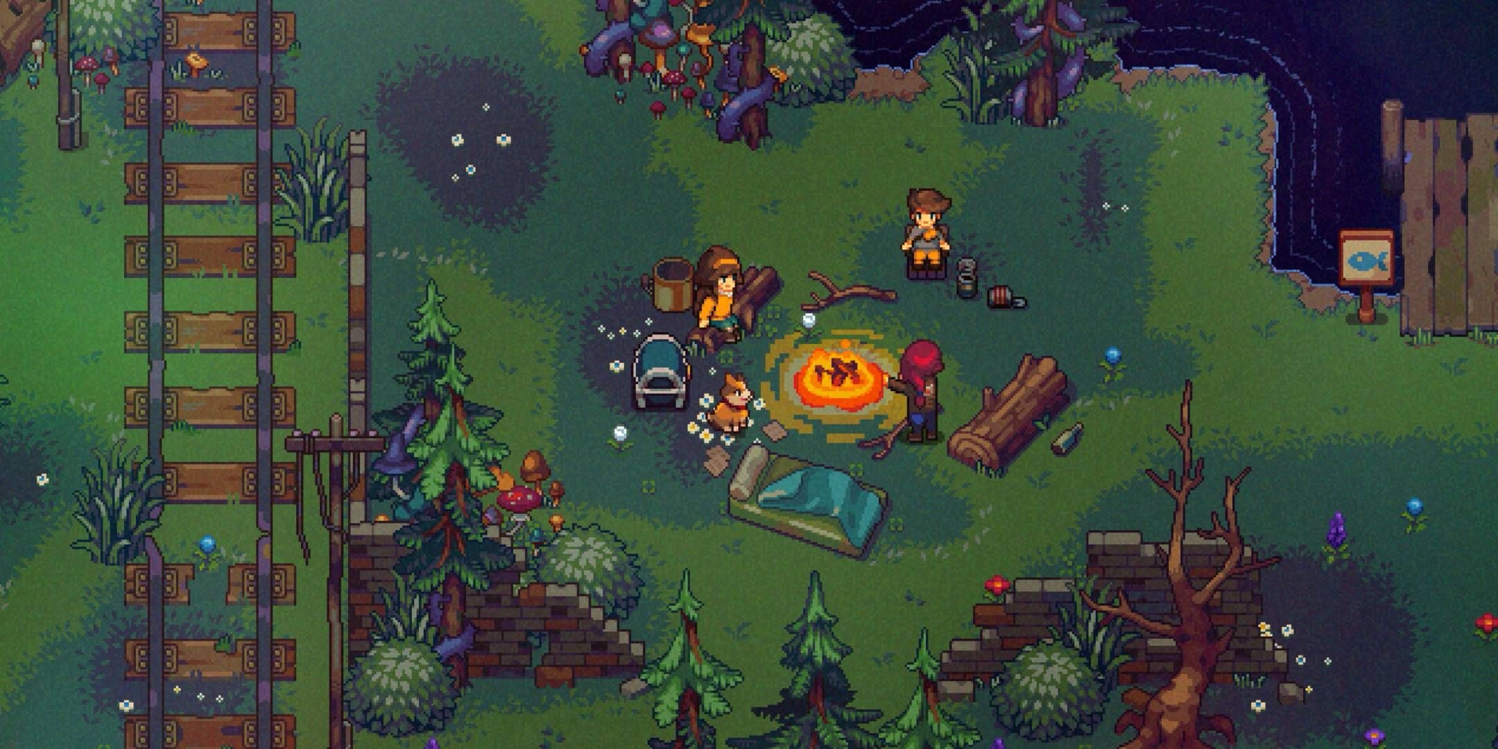 Bloomtown Kids Around Camp Fire
