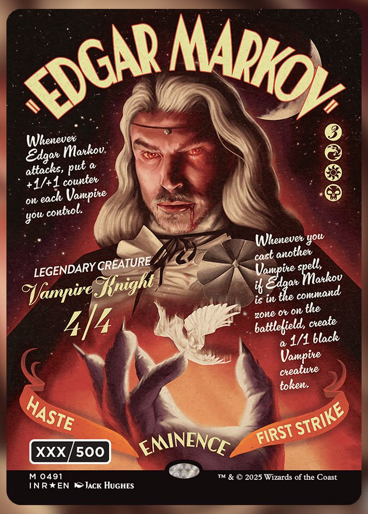Edgar Markov showstopper MTG Card.