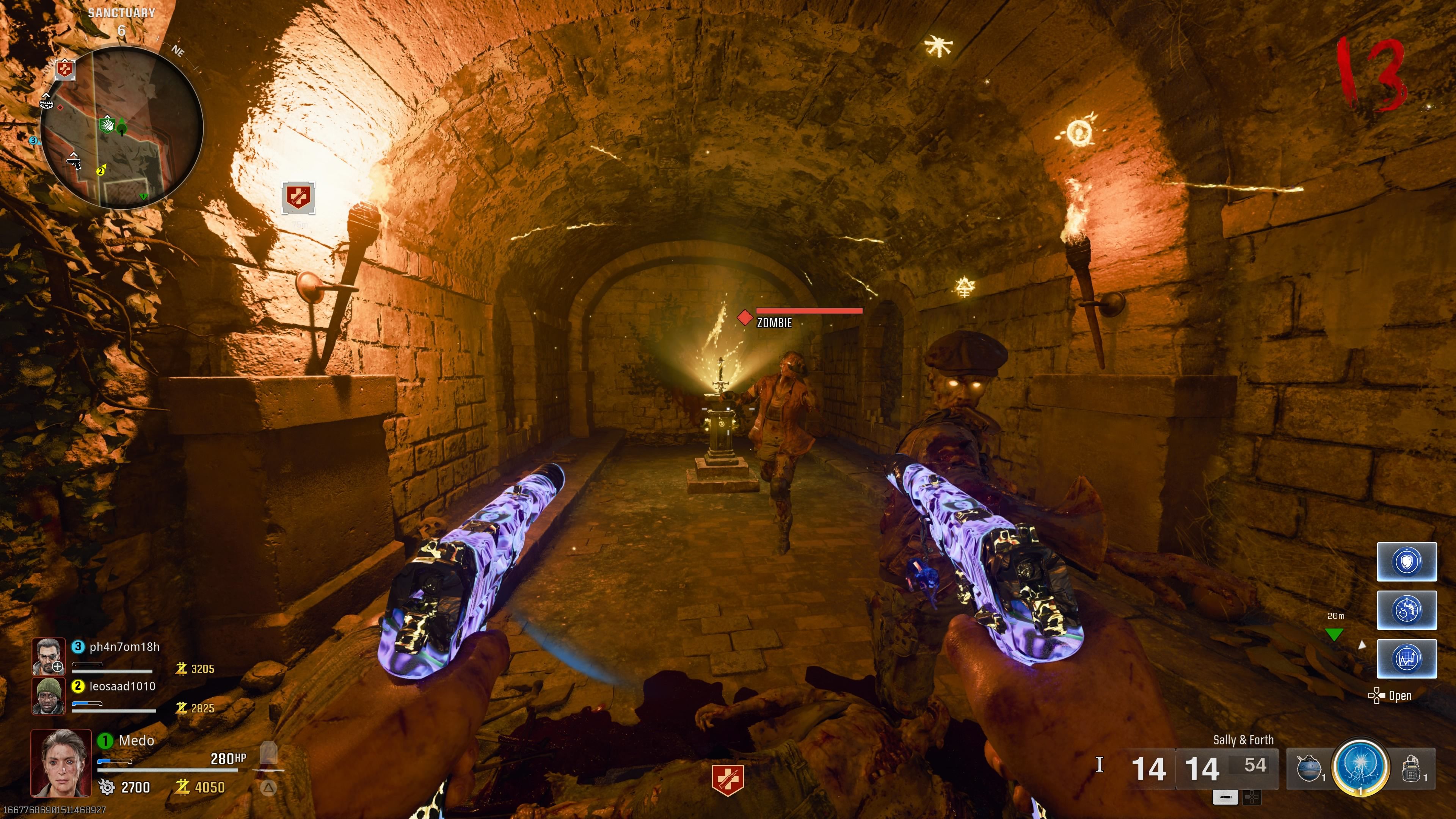 Player about to obtain the Solais sword - bo6