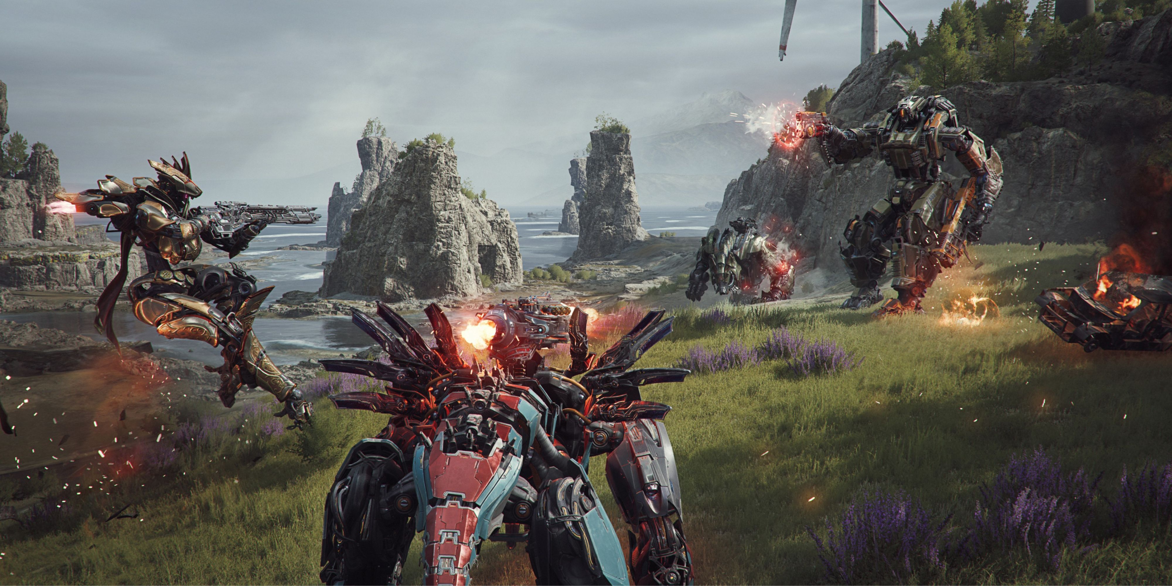 Ursa attack in Steel Hunters