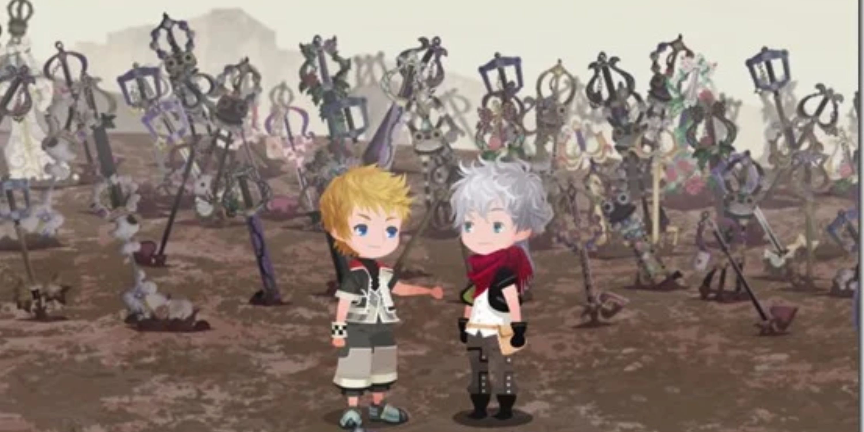 Ventus and Ephemer in Kingdom Hearts UX.