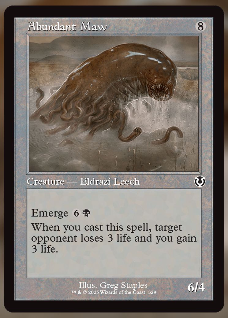 Abundant Maw retro