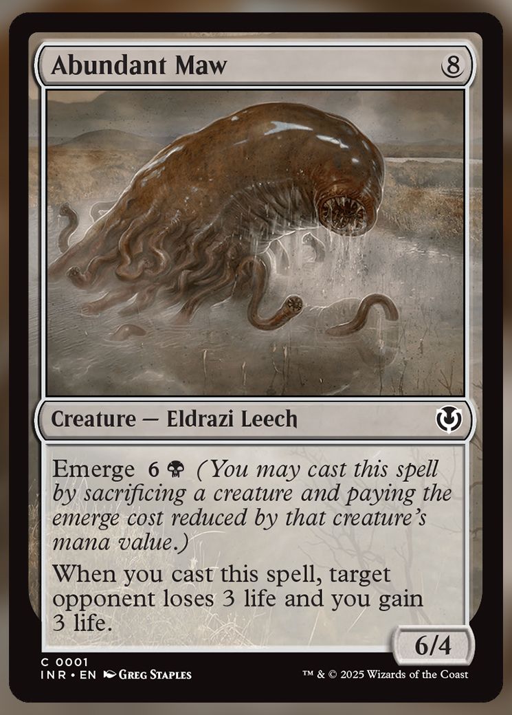 Abundant Maw
