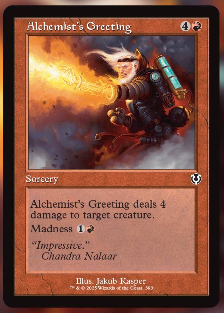 Alchemist's Greeting Alt Art