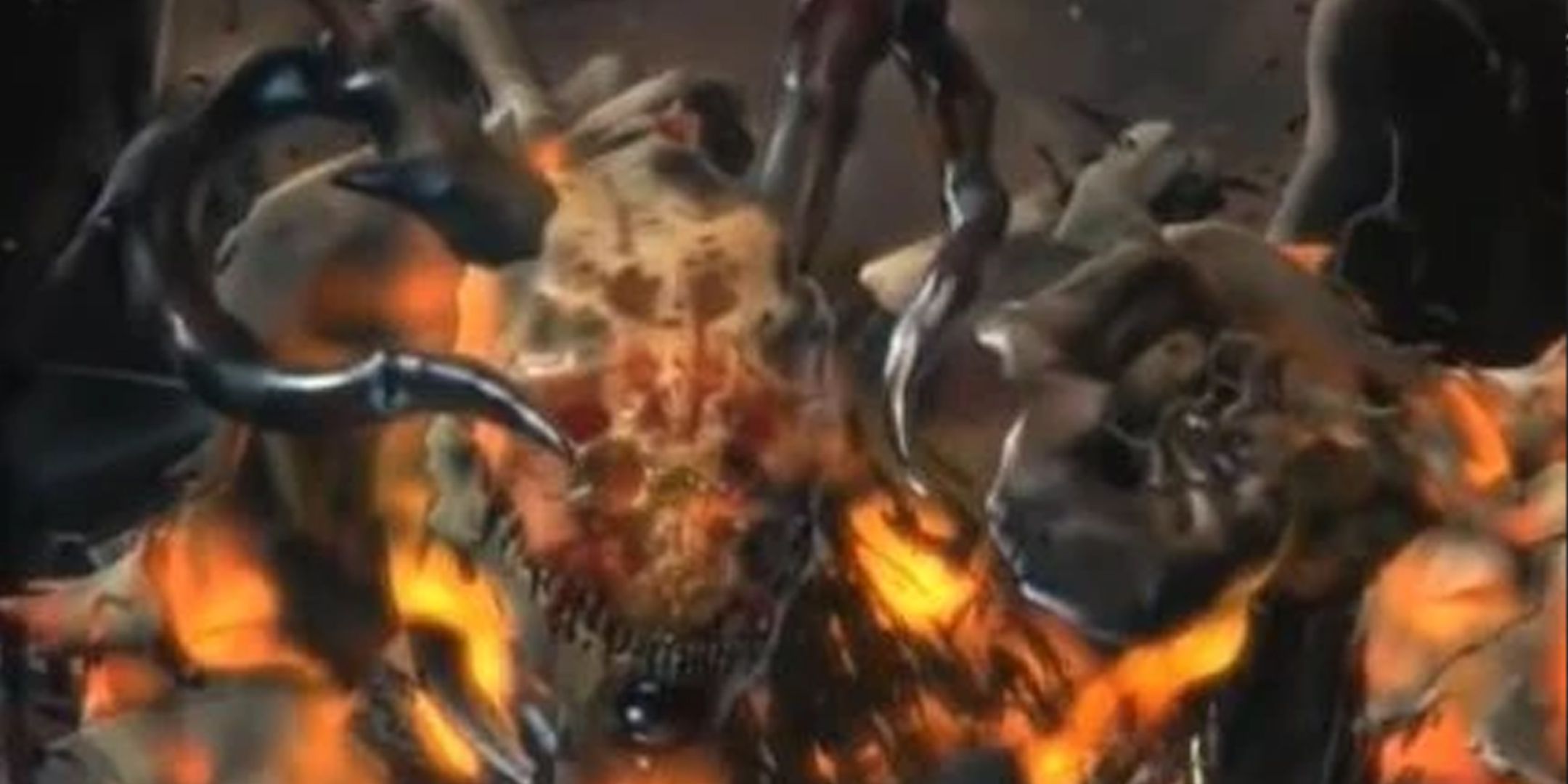 Bloodborne Lesser Demon cut content on fire.