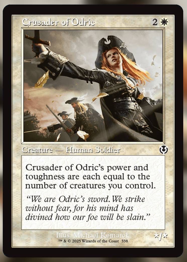Crusader of Odric Alt Art