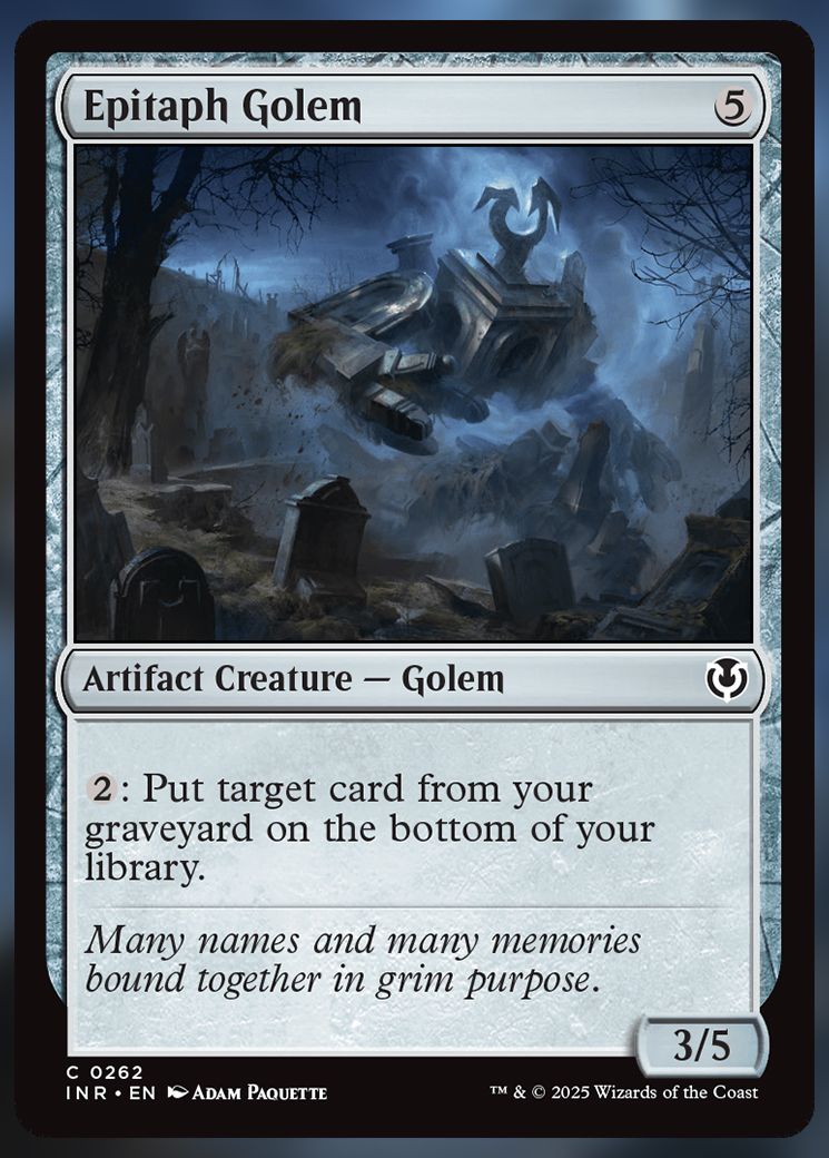 Epitaph Golem