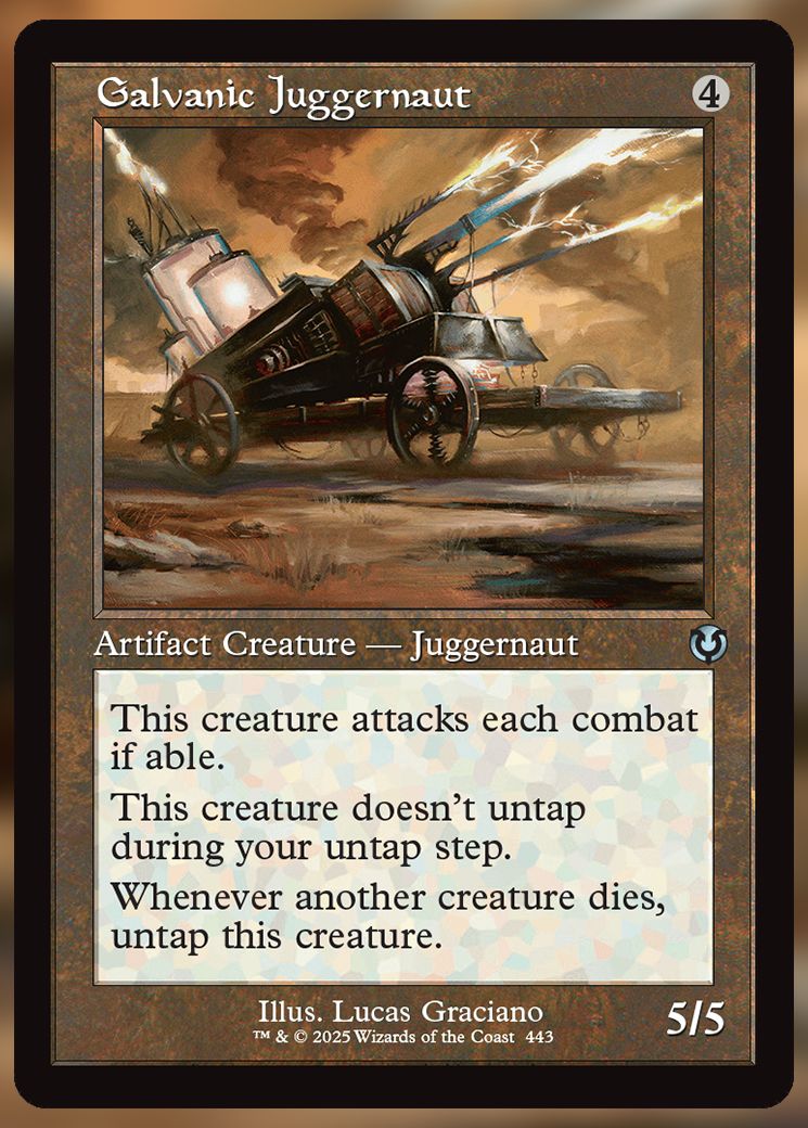 Galvanic Juggernaut retro
