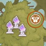 Infinity Nikki Map location for the Scarlet Dream sketch 3.