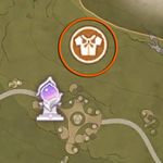 Infinity Nikki Map location for the Scarlet Dream sketch 5.