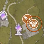 Infinity Nikki Map location for the Scarlet Dream sketch 6.