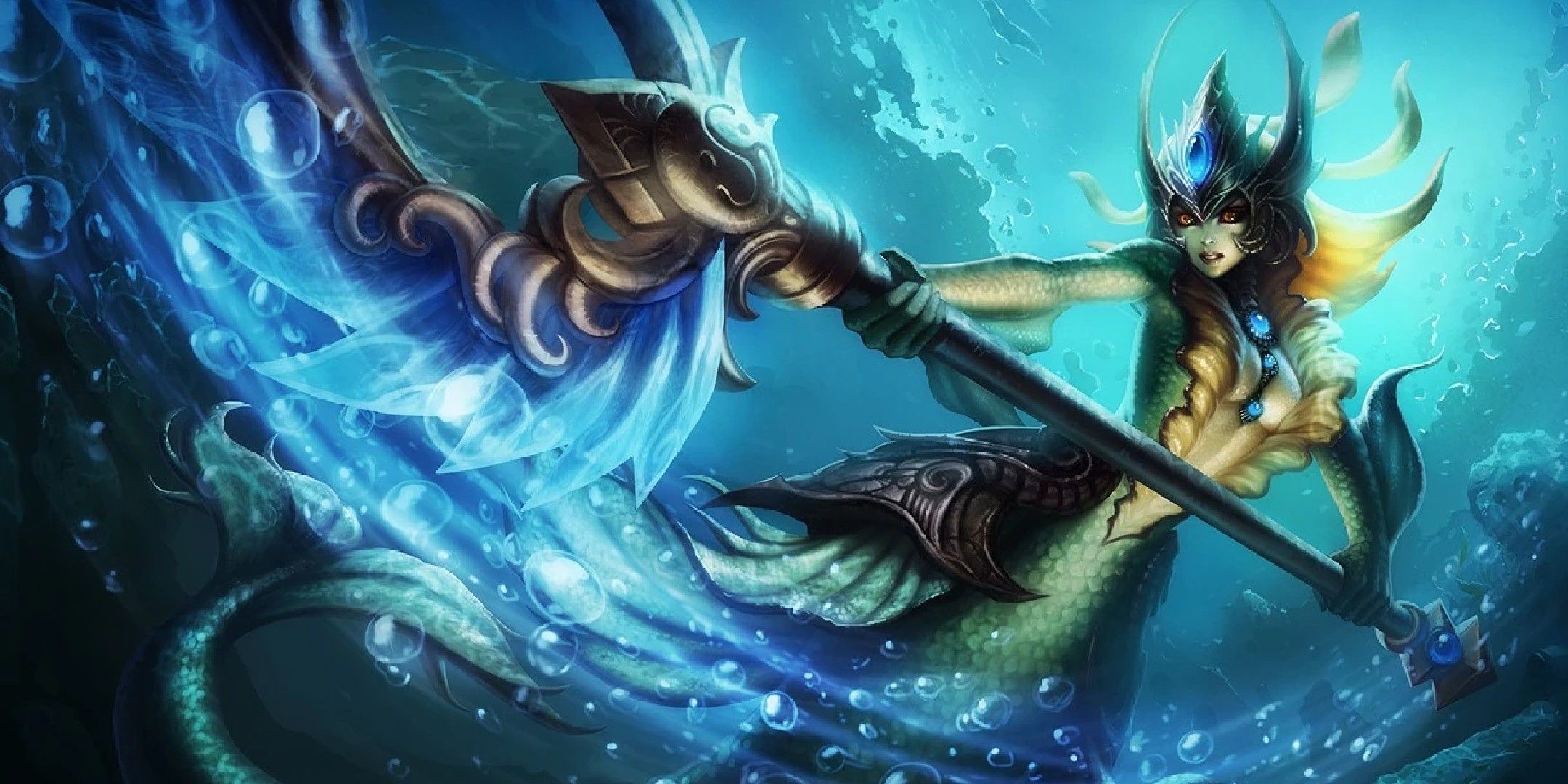 League of Legends image showing the splash art for Nami.