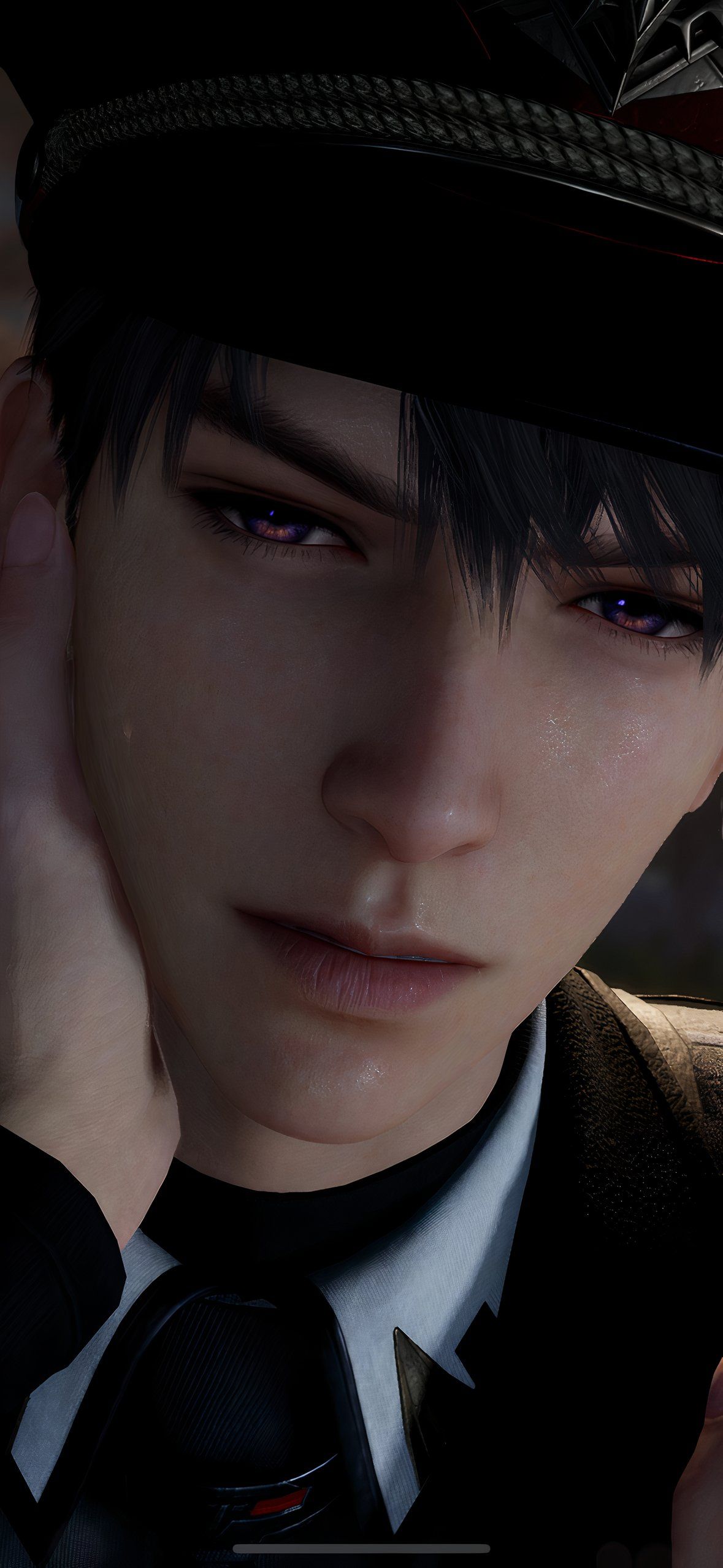 Love And Deepspace: An image of Caleb in Caleb Farspace Bloomfall.