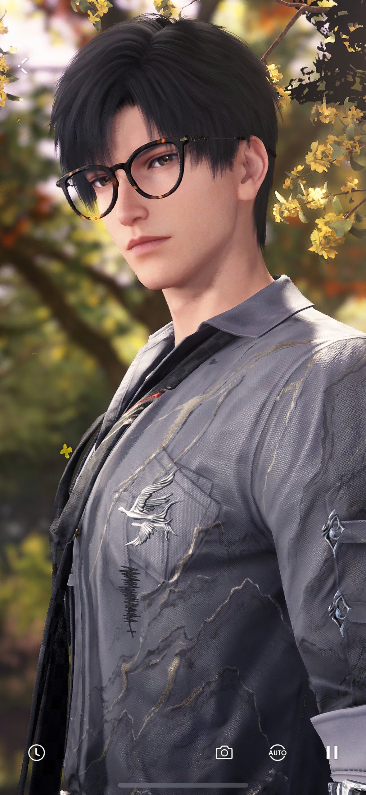Love And Deepspace: An image of Zayne wearing an Illusio outfit.