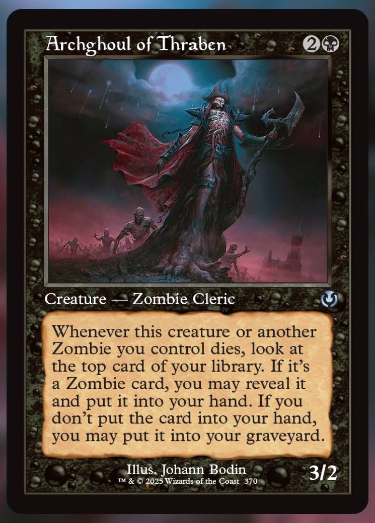 Magic The Gathering Archghoul of Thraben Alt Card.