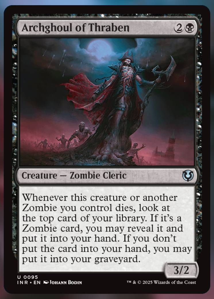 Magic The Gathering Archghoul of Thraben Card.