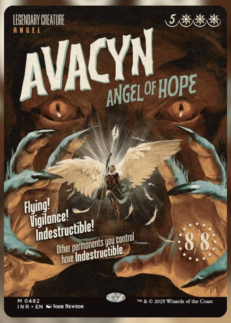 Magic The Gathering Avacyn Angel Of Hope Alt Card.
