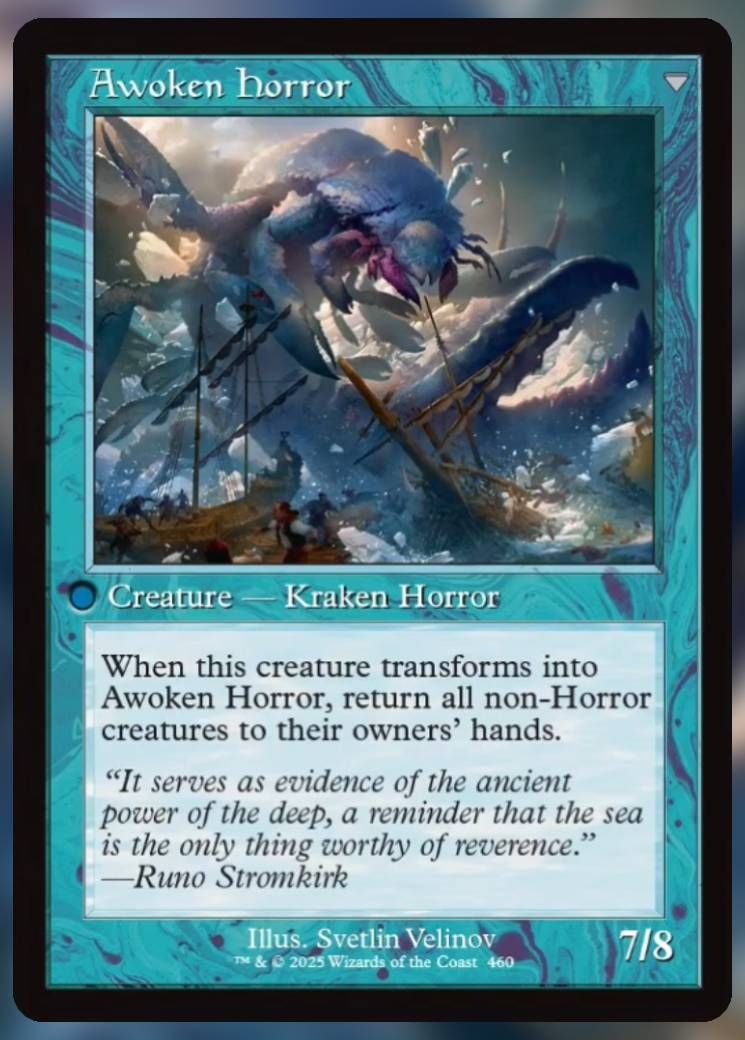 Magic The Gathering Awoken Horror Alt Card.
