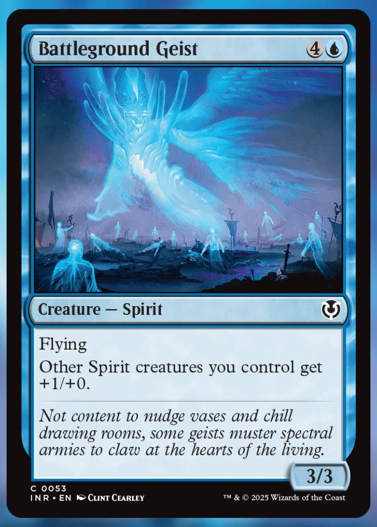 Magic The Gathering Battleground Geist Card.