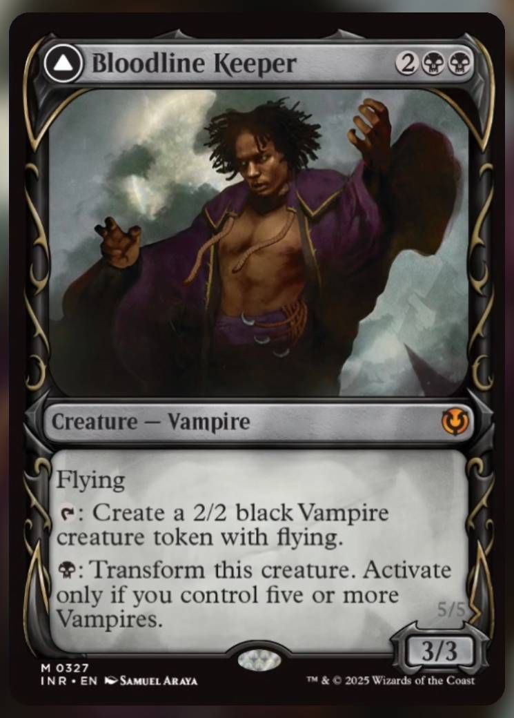 Magic The Gathering Bloodline Keeper Alt Card 2.