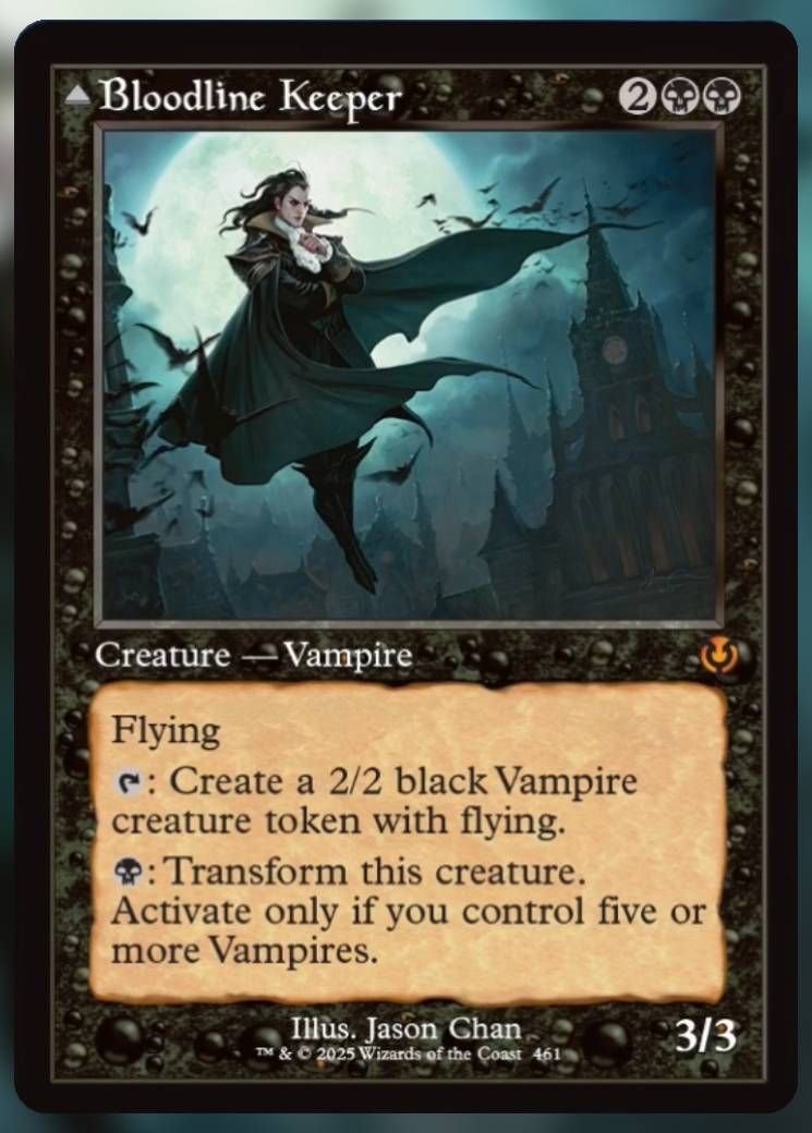 Magic The Gathering Bloodline Keeper Alt Card.