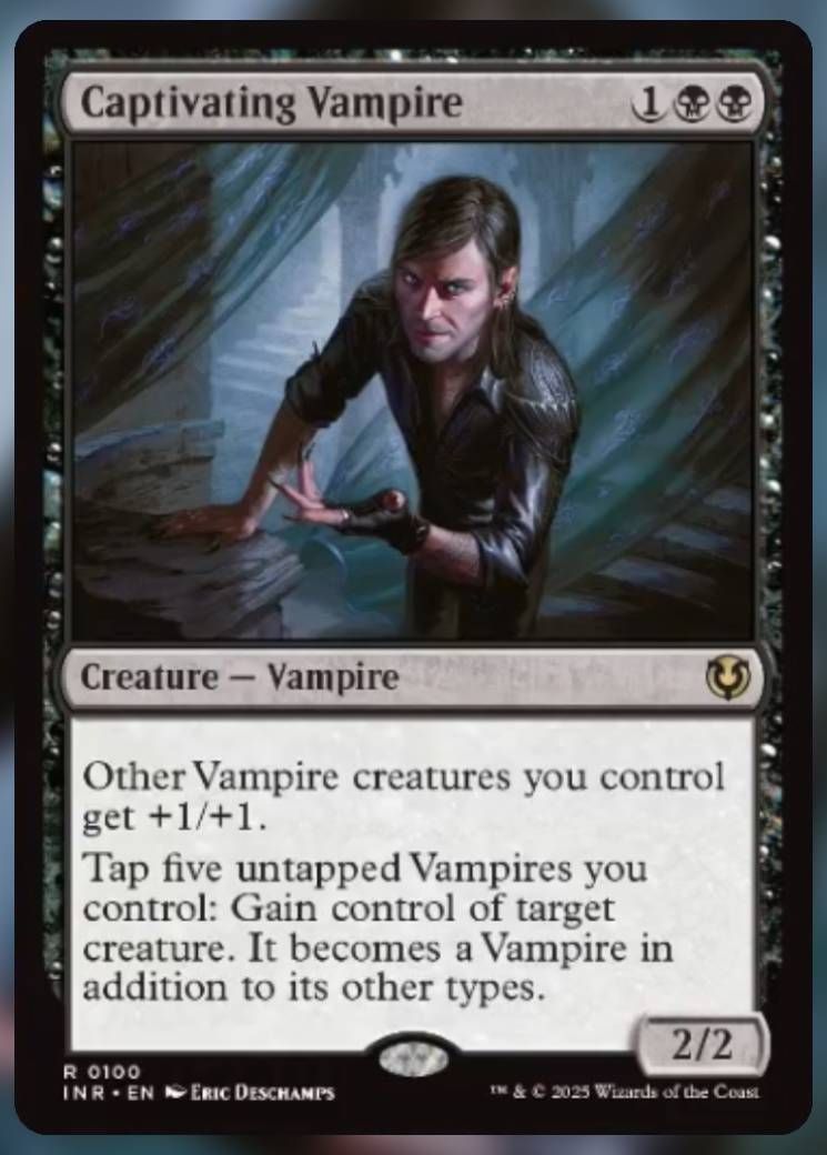 Magic The Gathering Captivating Vampire Card.