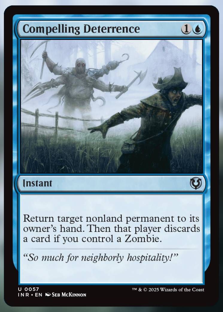 Magic The Gathering Compelling Deterrence Card.