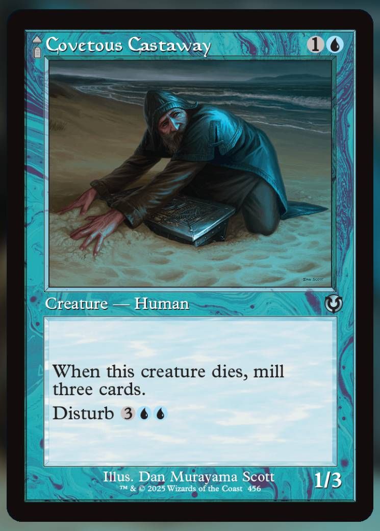 Magic The Gathering Covetous Castaway Alt Card.