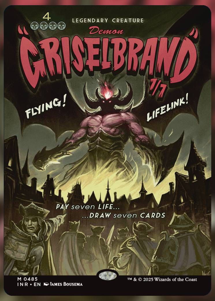 Magic The Gathering Griselbrand Alt Card 2.