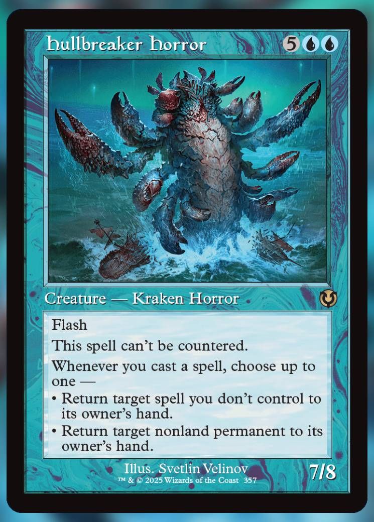 Magic The Gathering Hullbreaker Horror Alt Card.
