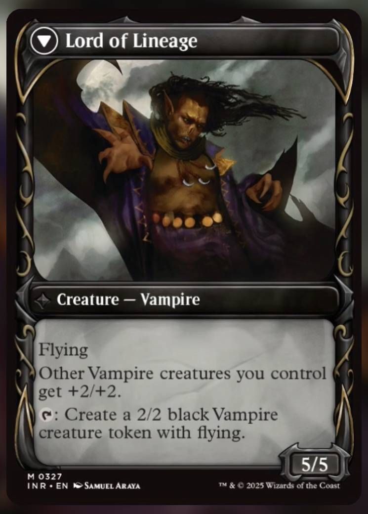 Magic The Gathering Lord Of Lineage Alt Card 2.