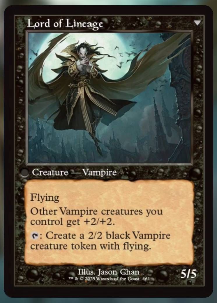 Magic The Gathering Lord of Lineage Alt Card.