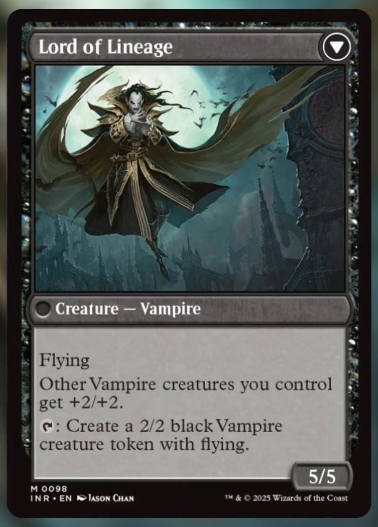 Magic The Gathering Lord Of Lineage Card.