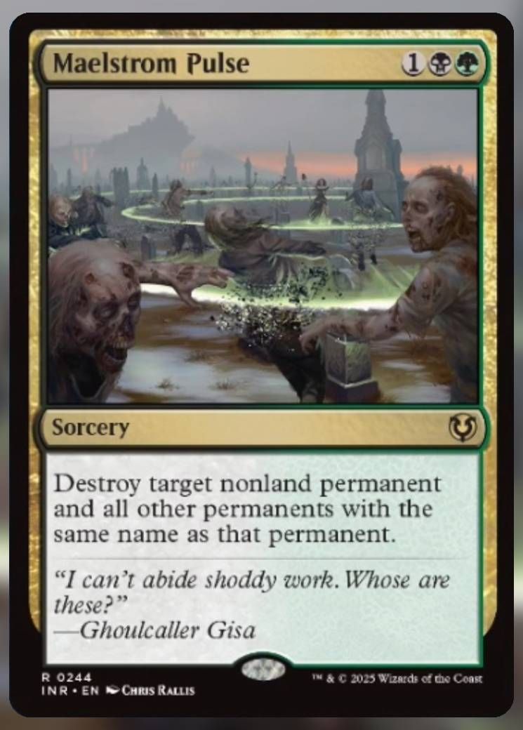 Magic The Gathering Maelstrom Pulse Card.