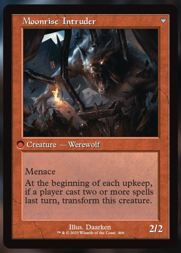 Magic The Gathering Moonrise Intruder Alt Card.