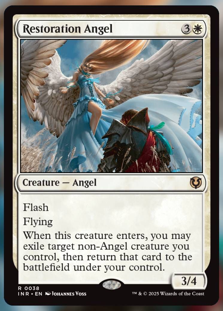 Magic The Gathering Restoration Angel Card.
