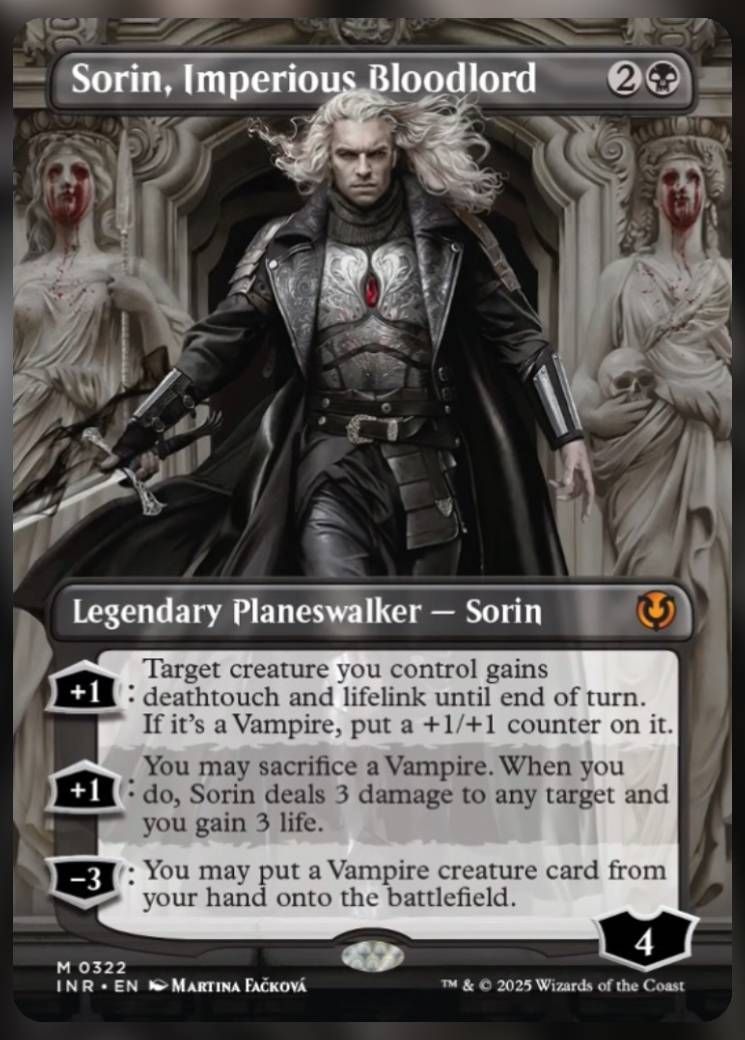 Magic The Gathering Sorin, Imperious Bloodlord Alt Card 2.